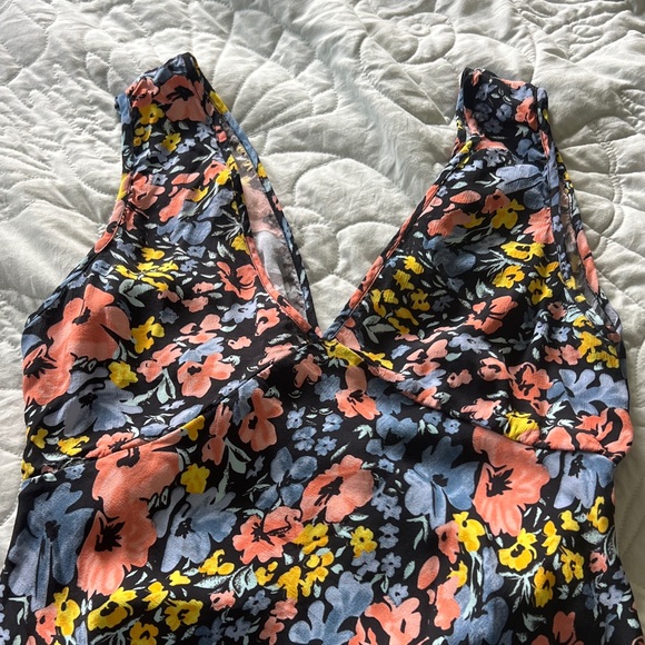 RIXO Floral Maxi Dress - Pink and Blue - Picture 7 of 8